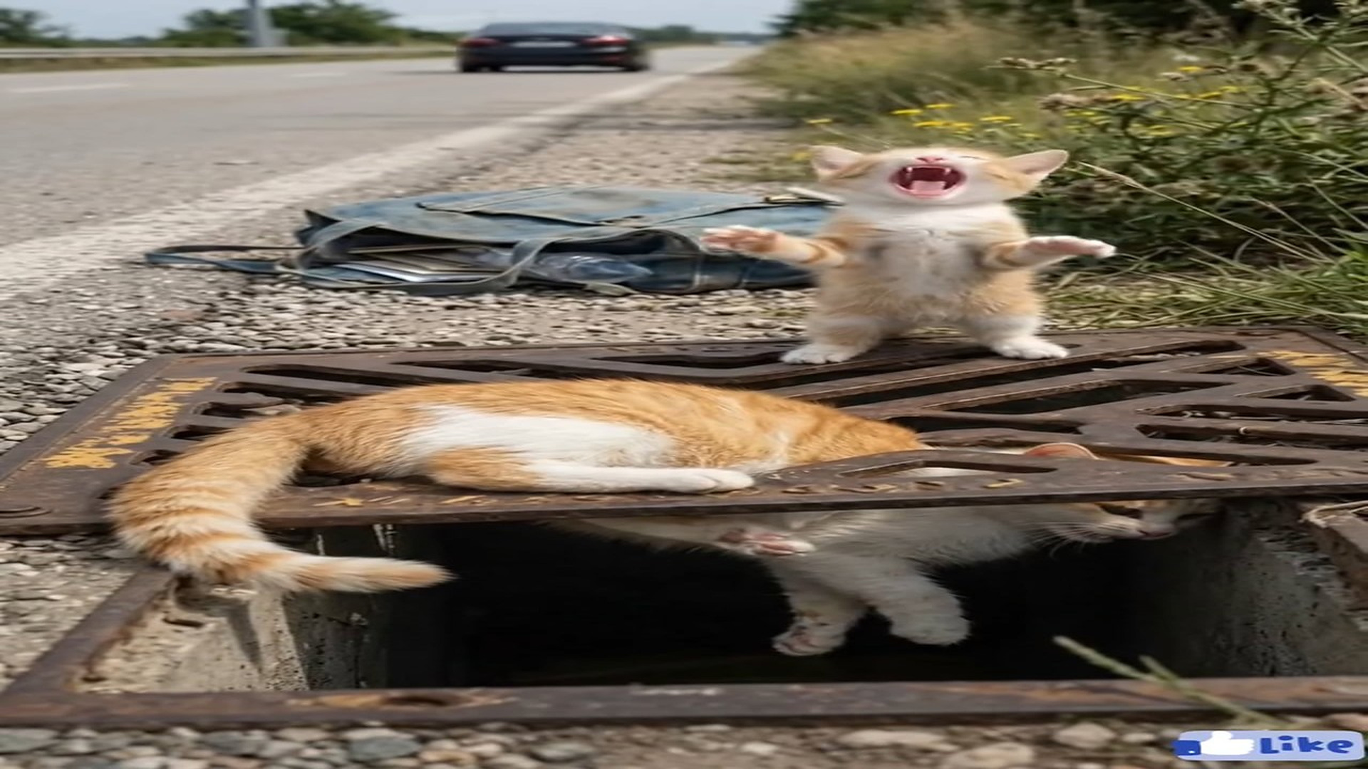H1706023_A desperate cry help! Watch tiny kitten call rescue as i