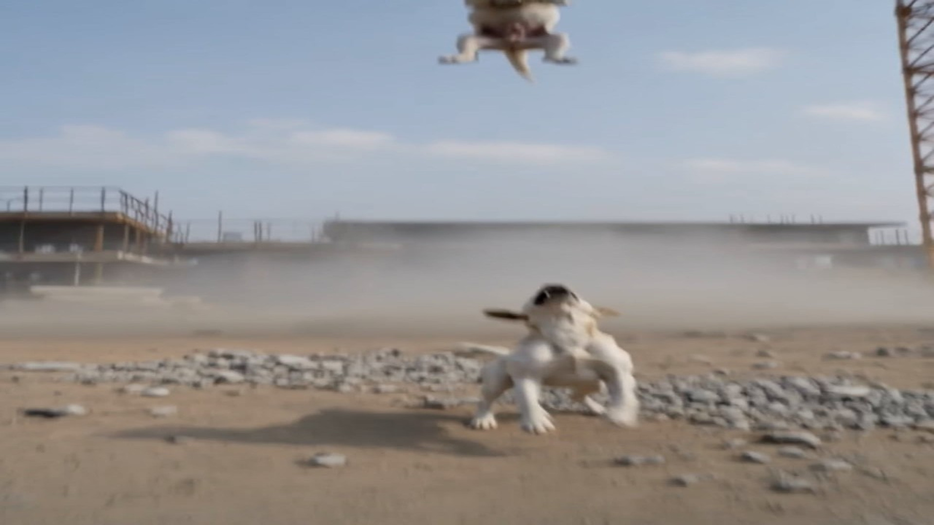 H1906004_3 comments A Puppy s Sky High Rescue A heartwarming rescue mission at a constructio